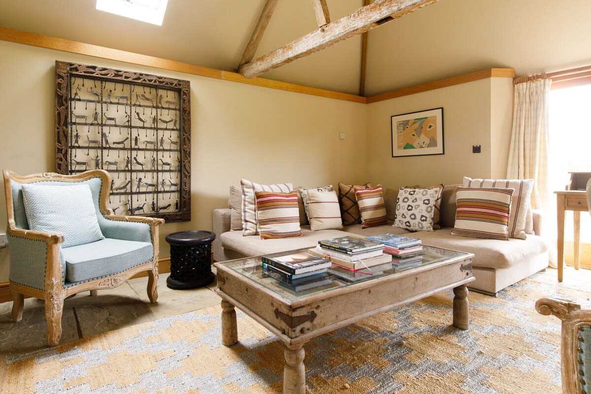 Unwind in the evening with a hot drink and good book.