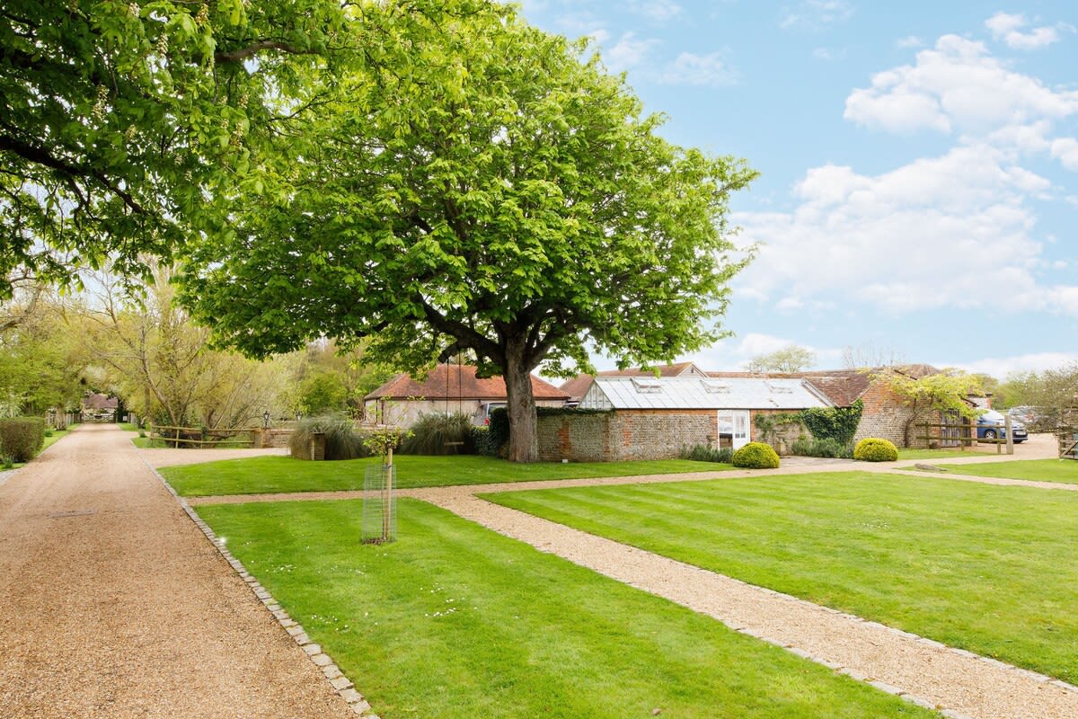 The estate is beautifully maintained.