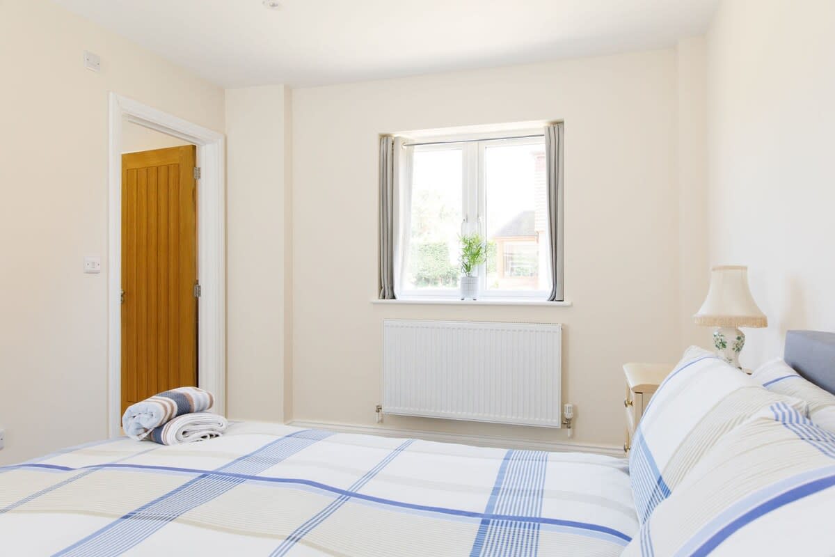 Quality linen and bedding for a comfortable night’s sleep.