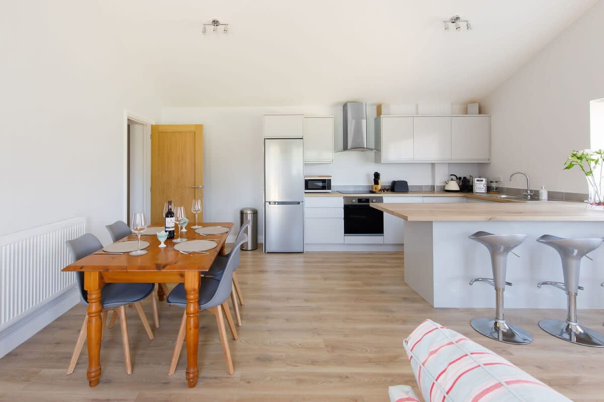 As you enter the property you are welcomed into the main living space.