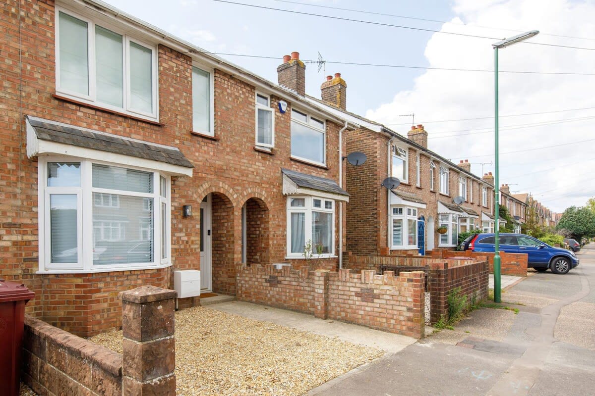 There is a private driveway parking for one car.