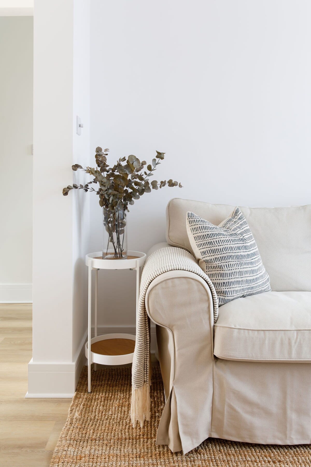 The house has charming furniture throughout.