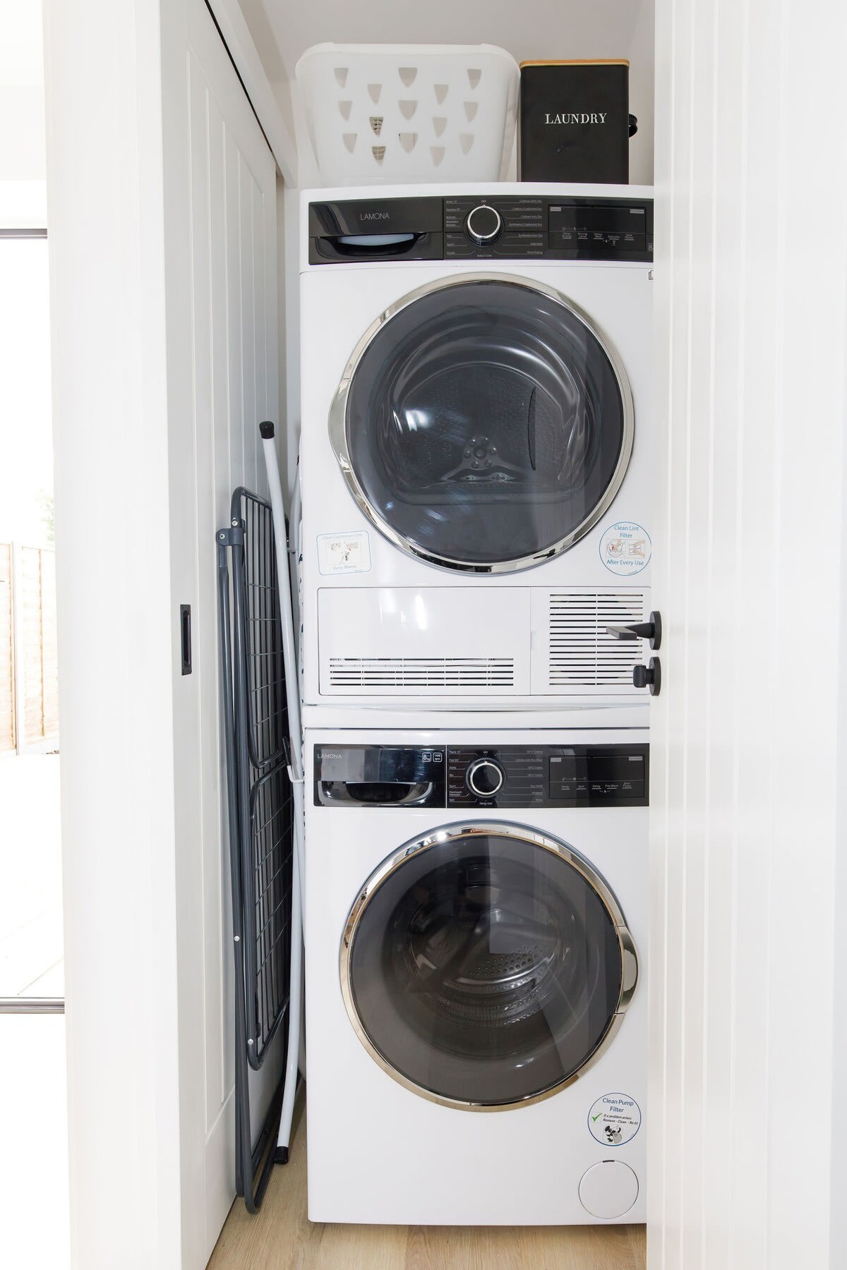 The washer/dryer is there for your use.