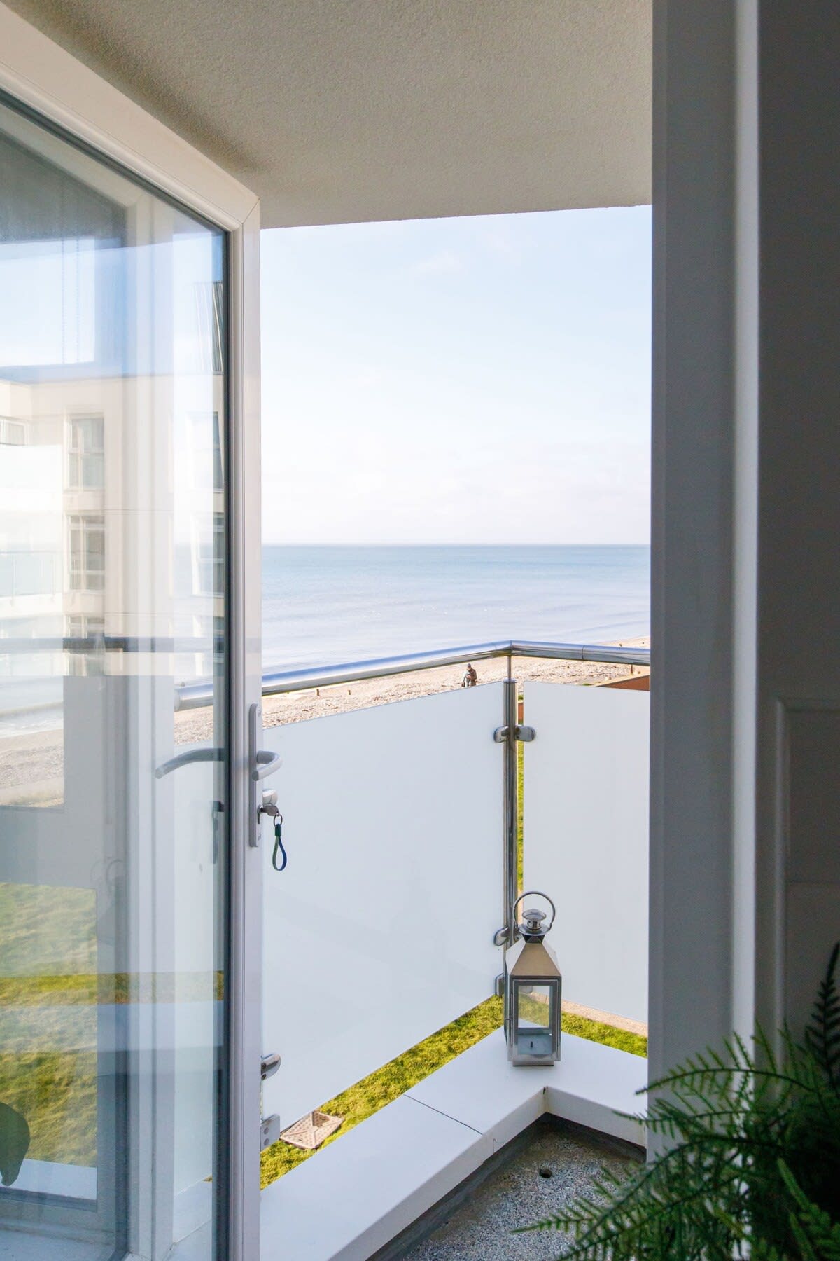 Head out to your own private balcony.