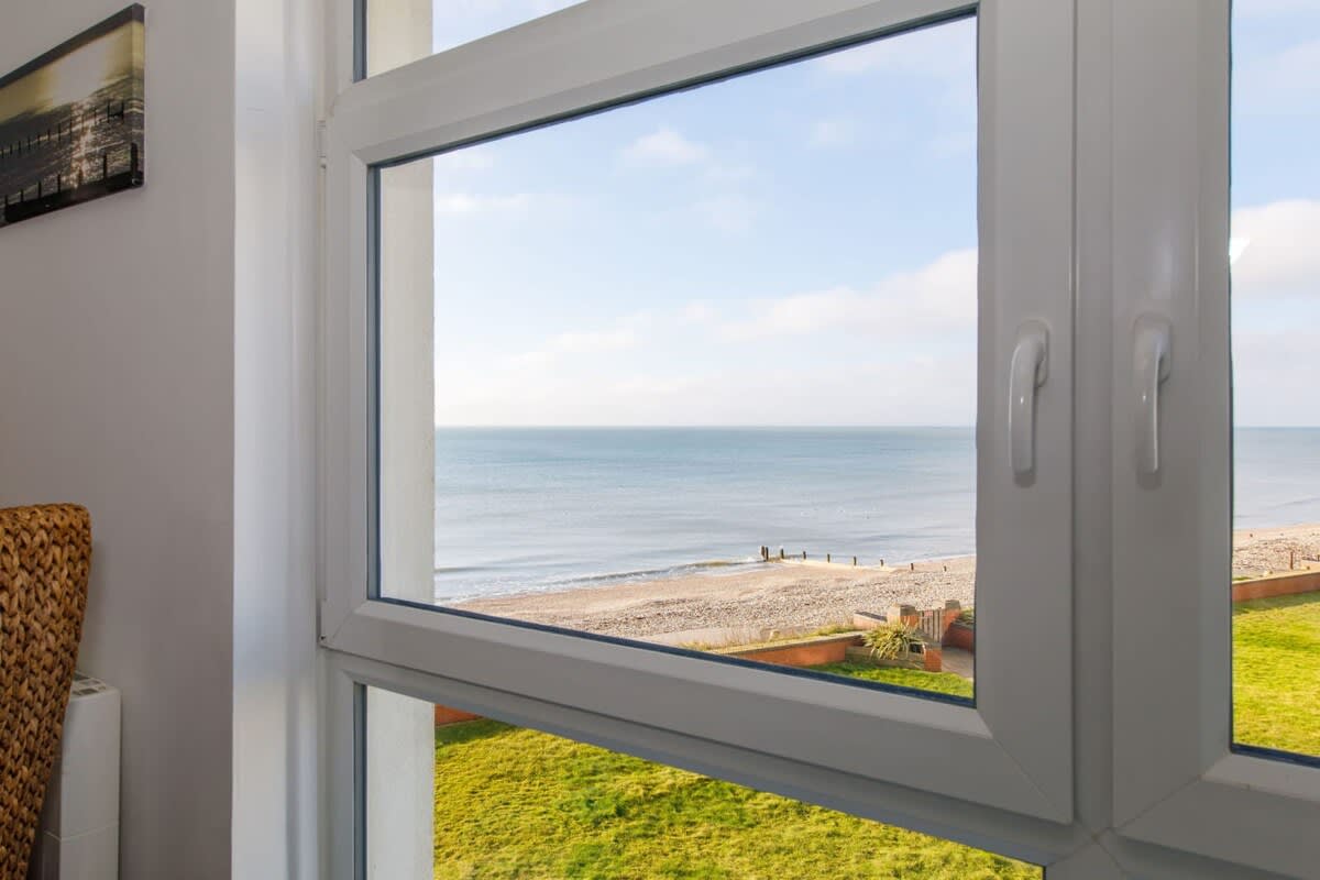 You can't beat sea views, whatever the weather.