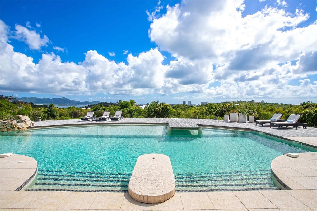 Sol e Luna (1 bedroom) - Beautiful villa with pool, Terres Basses, St. 