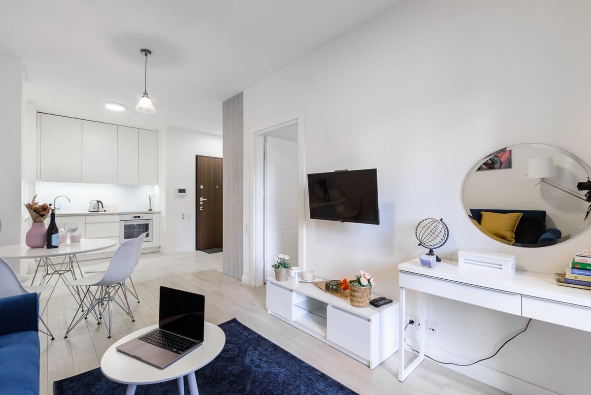 Lumina apartment in Mennica Residence Warsaw