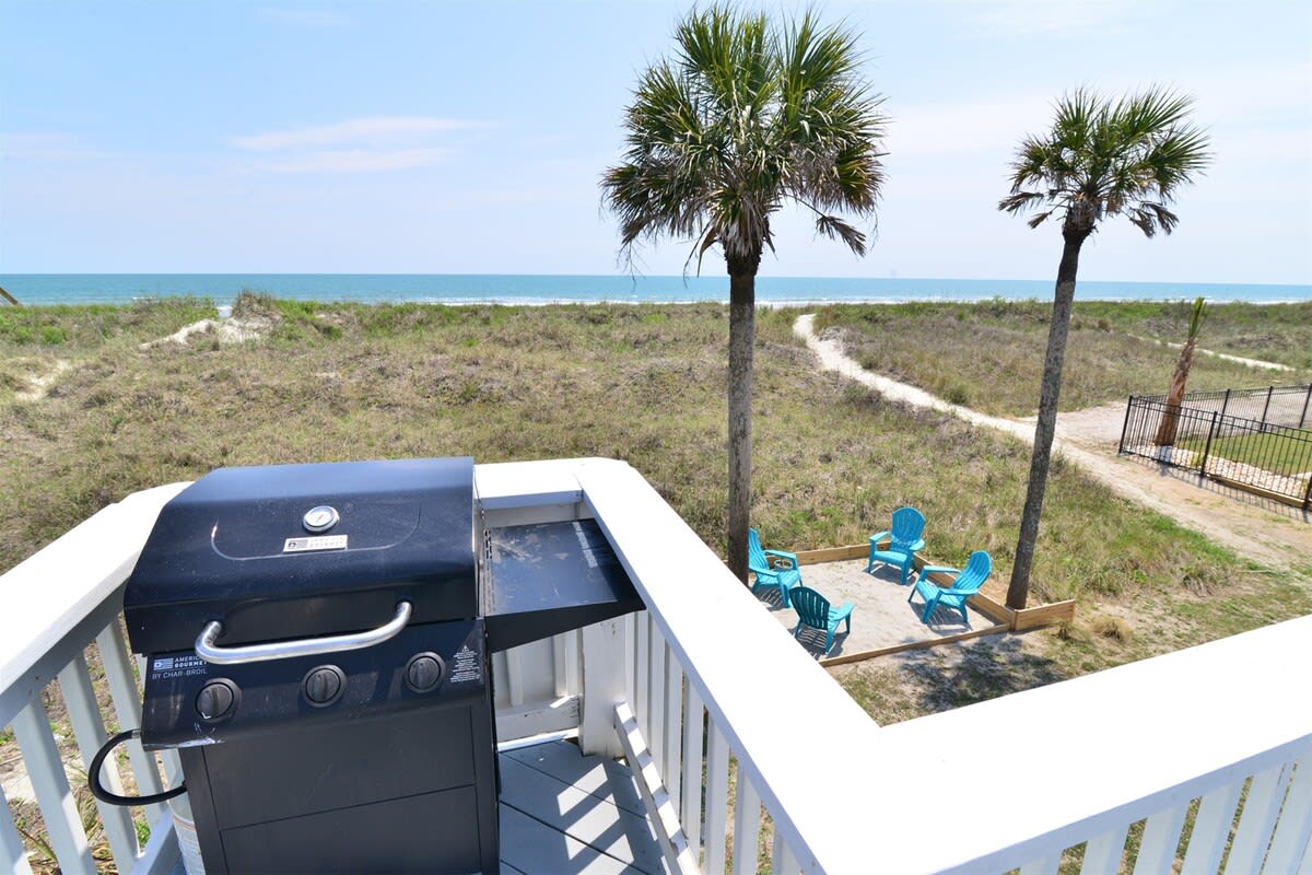 Outdoor Grill on the Oceanfront