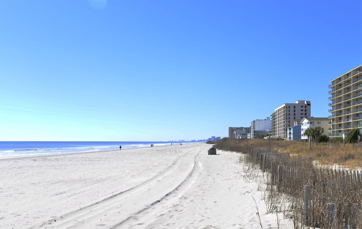 Beach Right Across Street