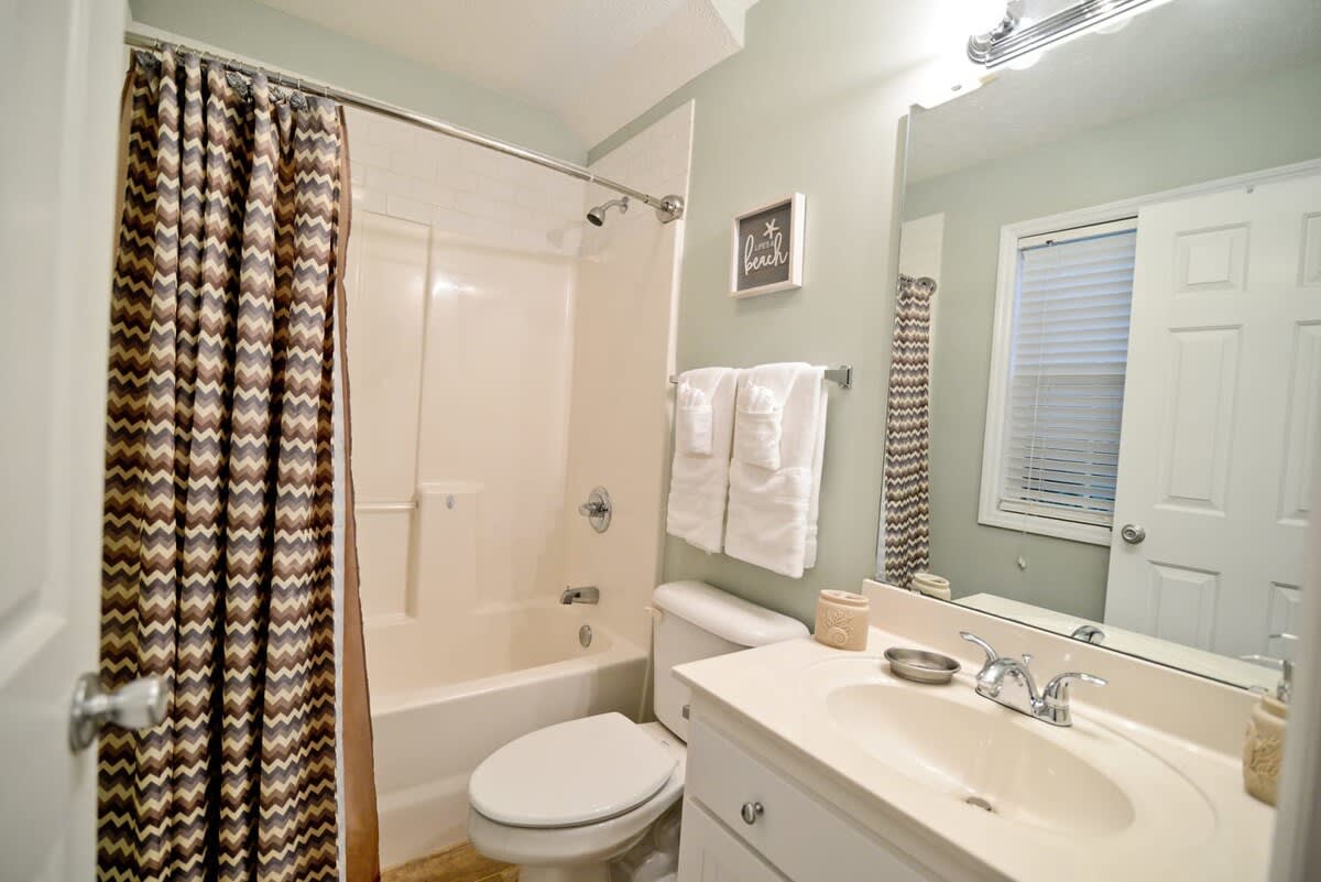 Large Bedroom Bathroom with Shower