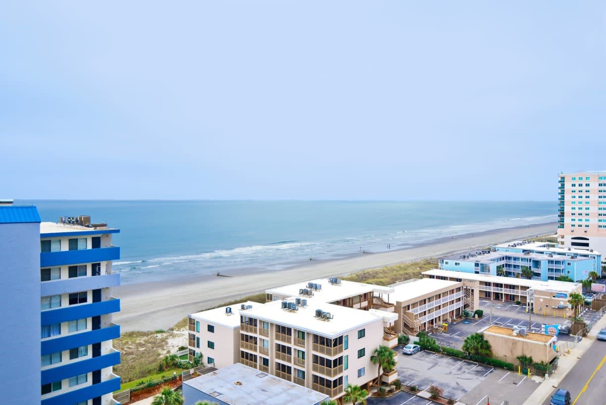 Gorgeous Glass Balcony Views of North Myrtle Beach