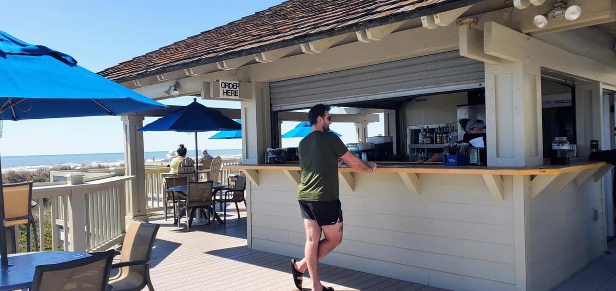 Oceanfront Tiki Bar