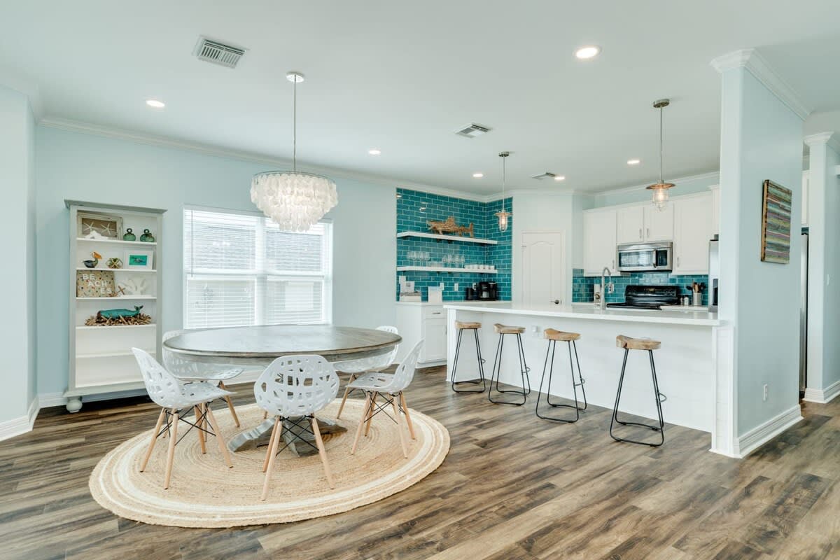 Lollygaggin by the Beach Fenced Yard Outdoor Bar