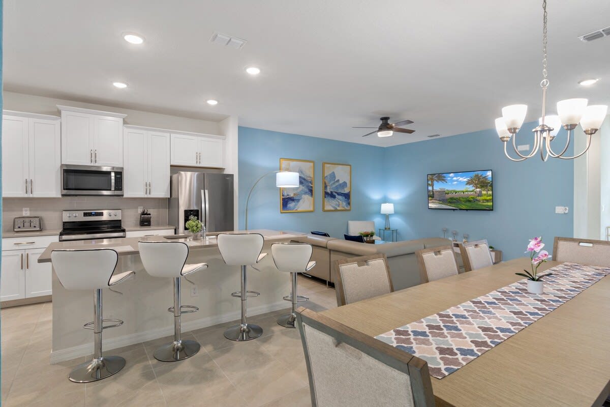 Gather 'Round the Table: Enjoy delicious meals in this spacious dining room