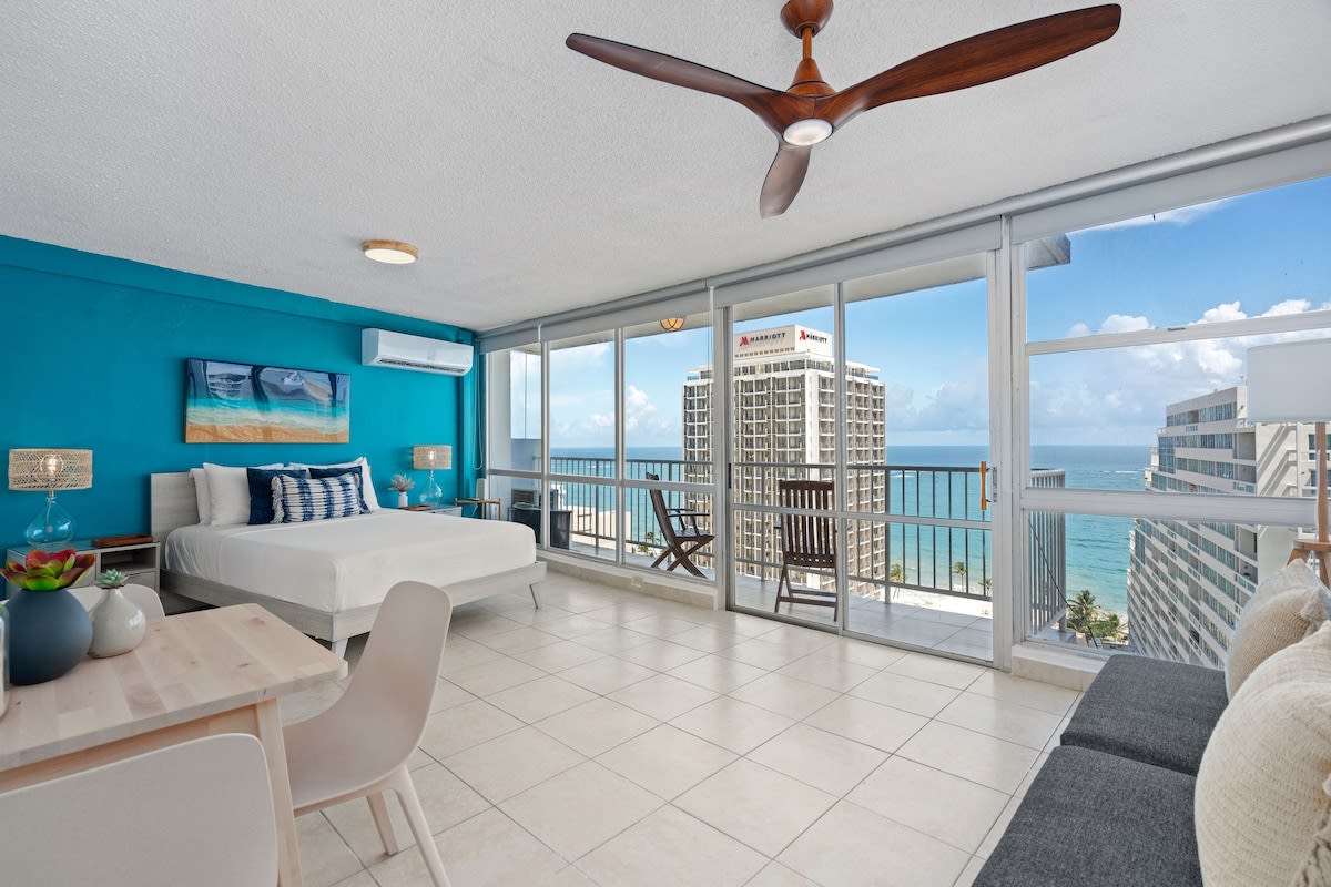 Imperial Suite | Spacious studio with stunning ocean views! — Condado, San Juan — vacation rental