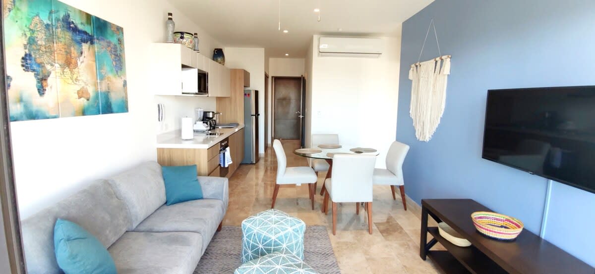 Playa del Carmen 2 bedroom/2 bath condo near beach and 5th Ave by Happy Address — Playa del Carmen, Quintana Roo — vacation rental