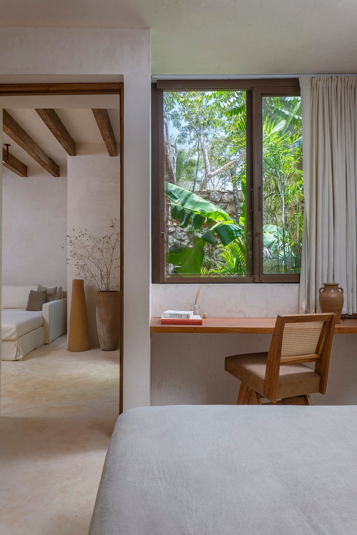 Working area inside bedroom #1