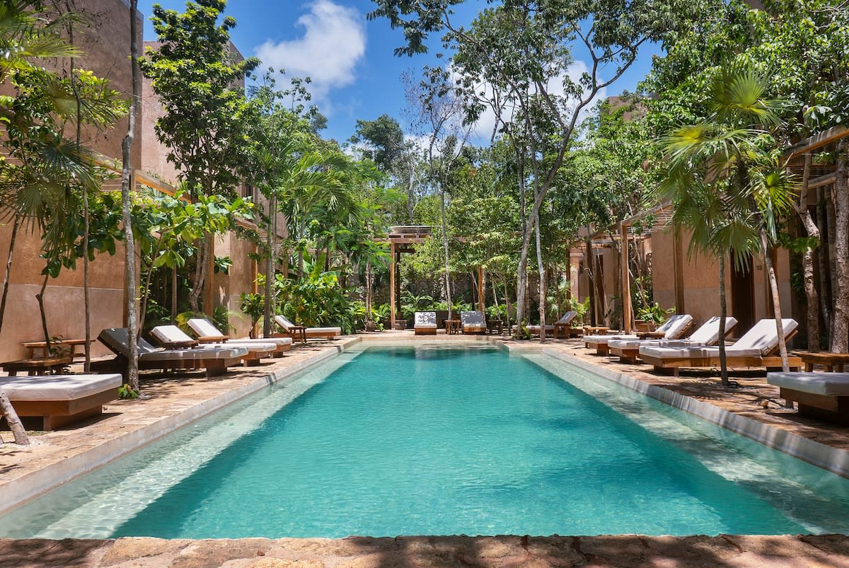 Pool in the common area of the complex, shared with other units.