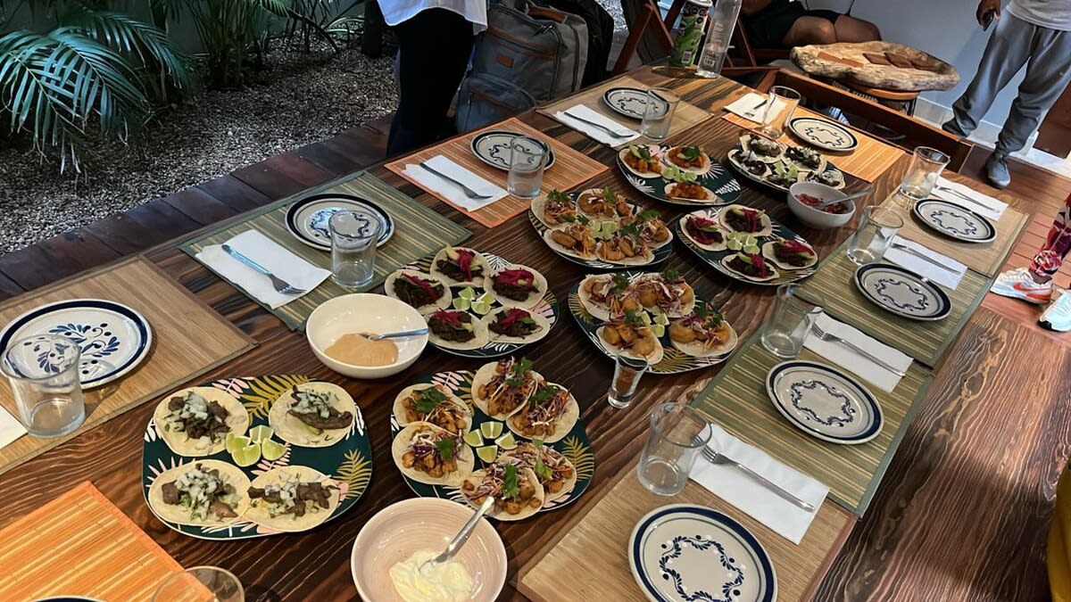 Chef service available.