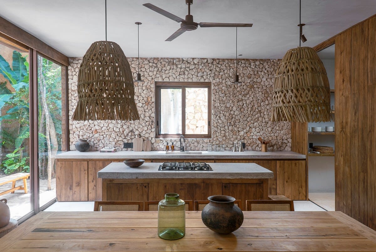 Fully equipped kitchen located on the ground floor.