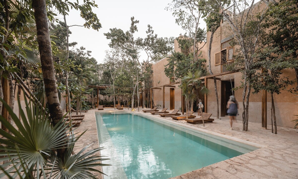 Pool in the common area of the complex, shared with other units.