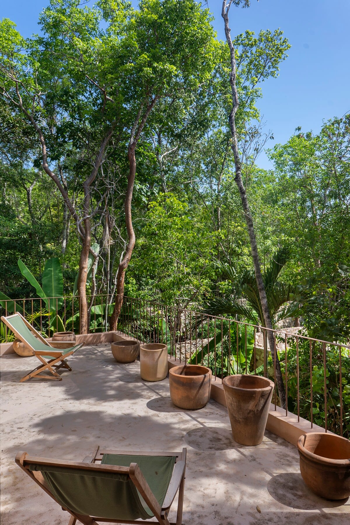 Private balcony.
