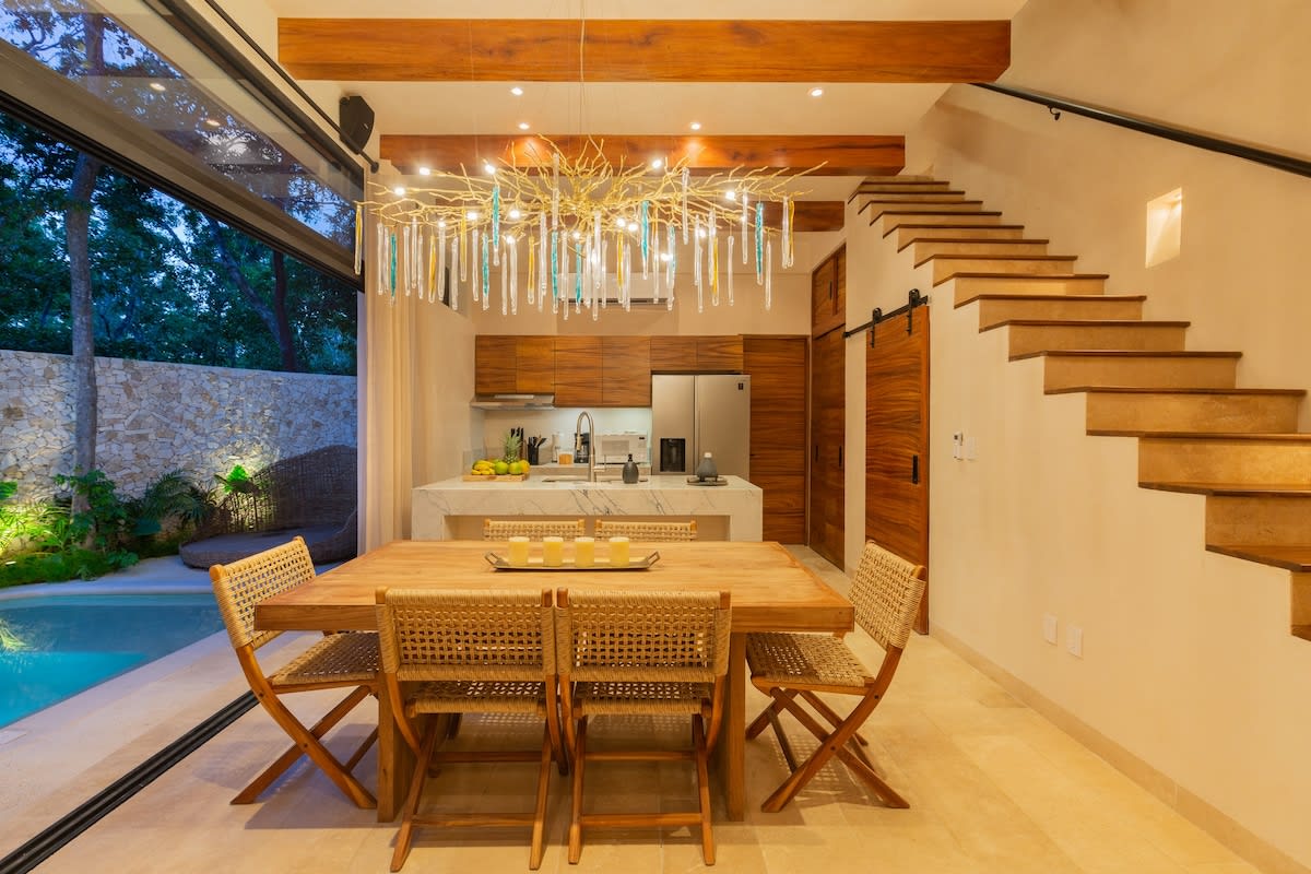 Stairs to second & third bedroom