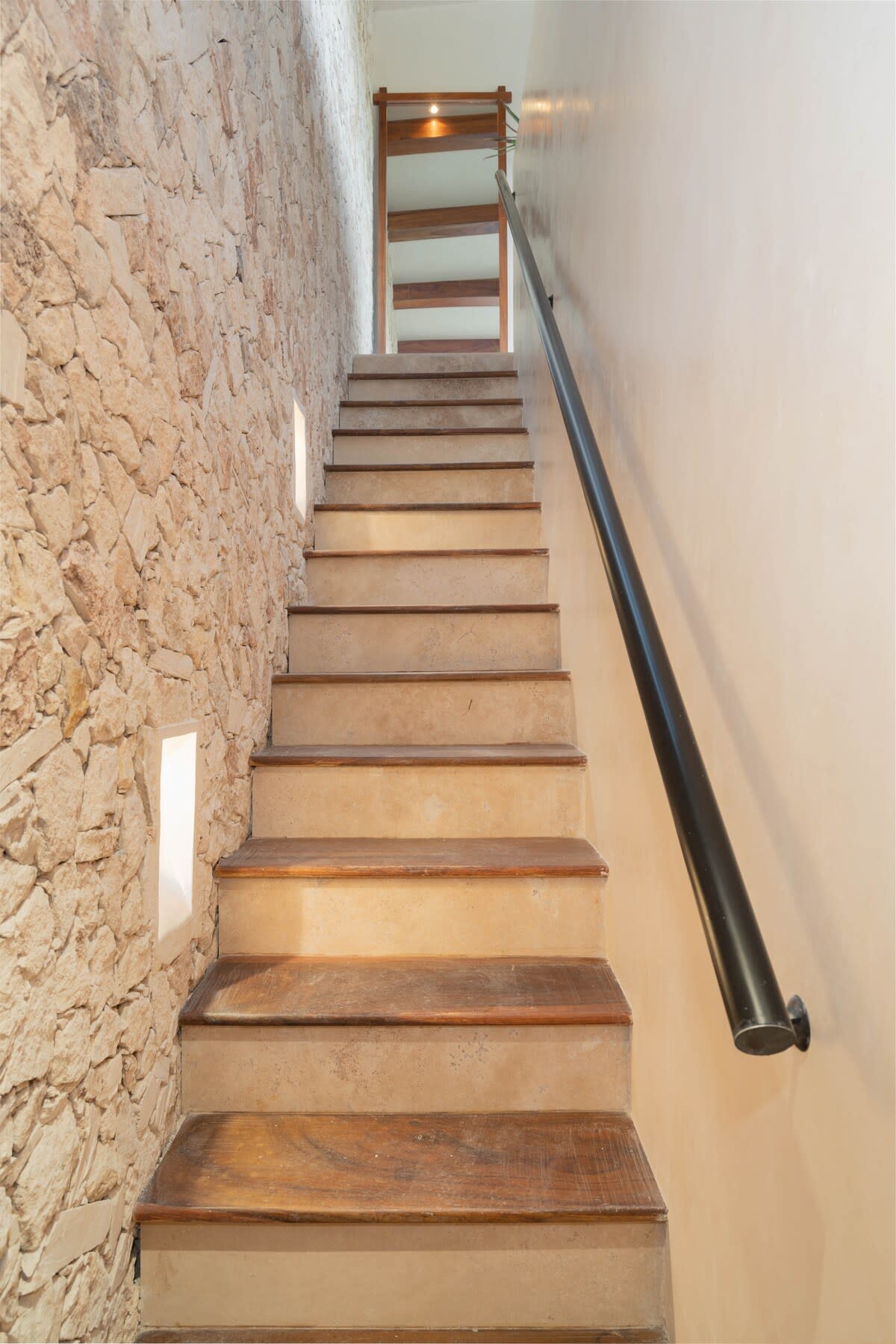 Stairs to the bedrooms.