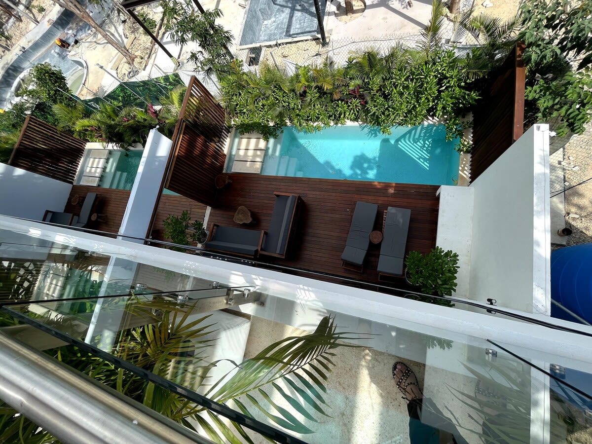 View from the balcony of the property