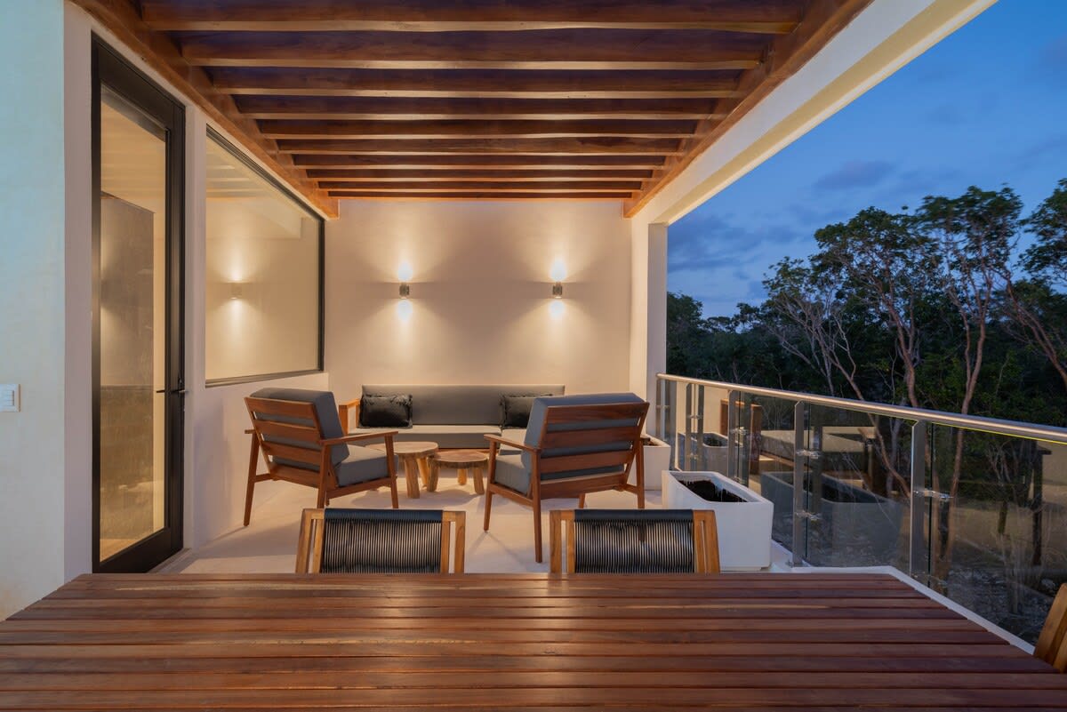First floor terrace / seating & dining area, grill, plunge pool.