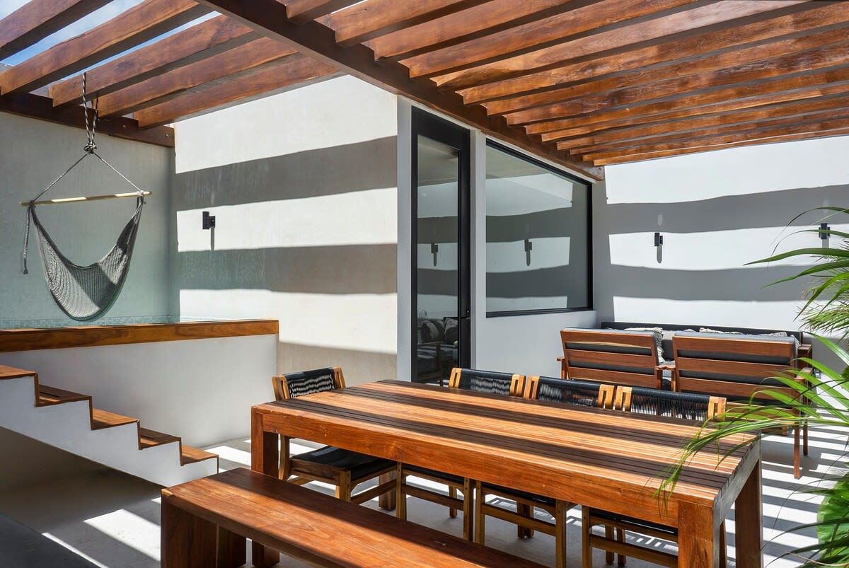 First floor terrace / seating & dining area, grill, plunge pool.