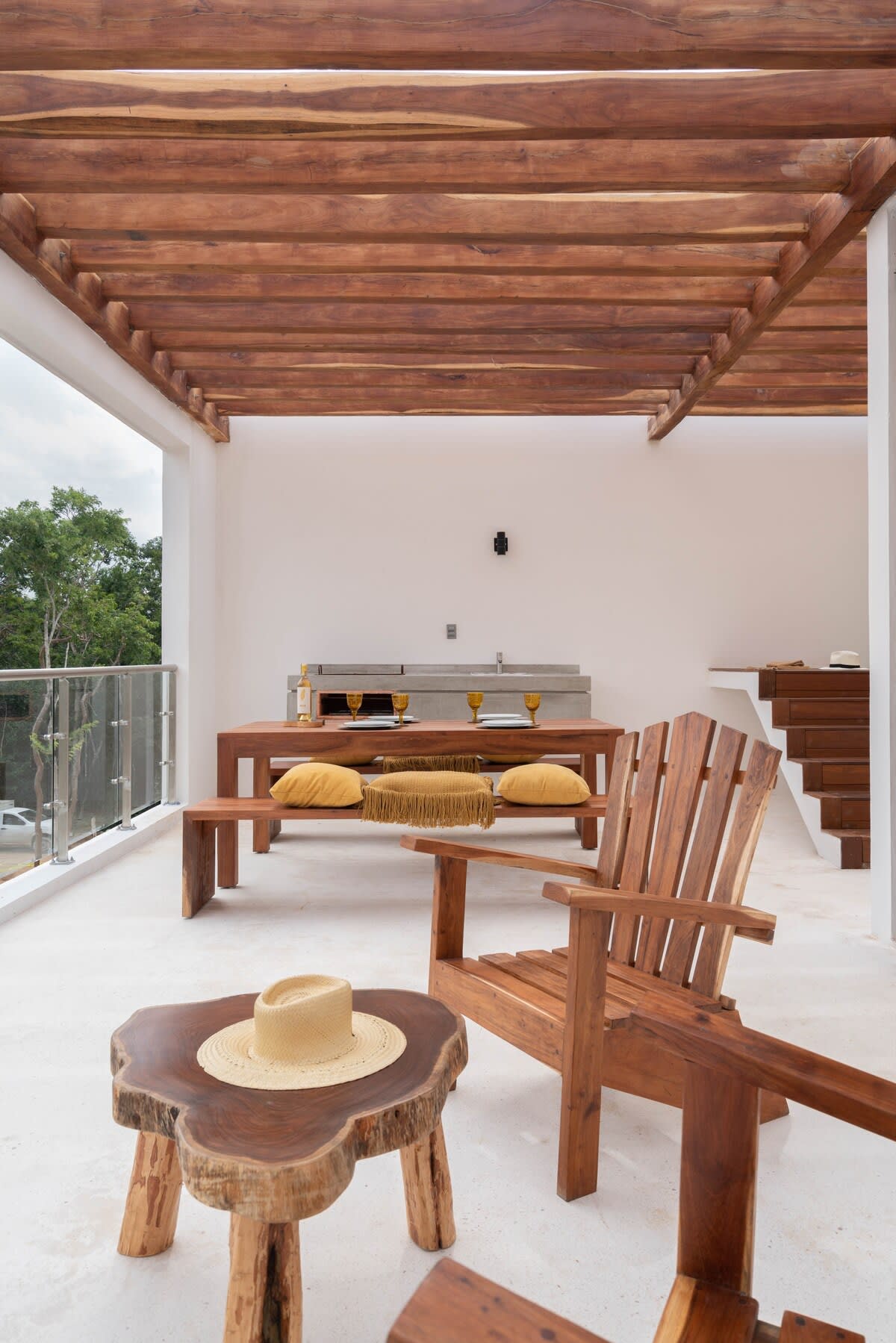First floor terrace / seating & dining area, grill, plunge pool.