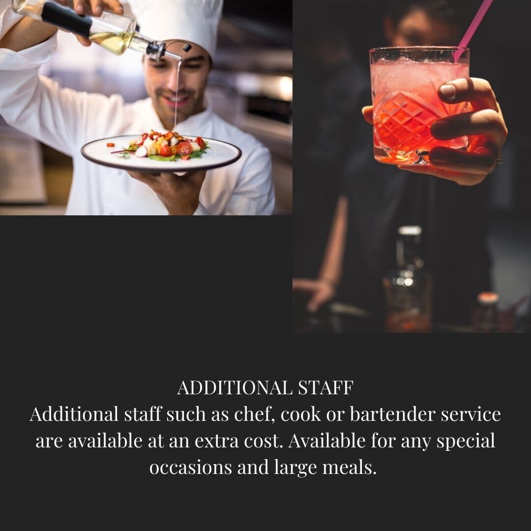 Villa 88 - chef and bartender services