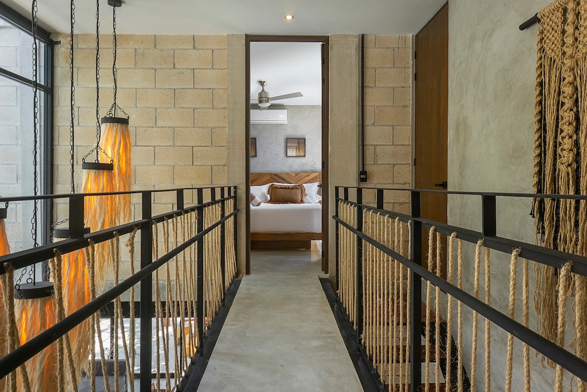 Going upstairs you will find 2 more rooms!