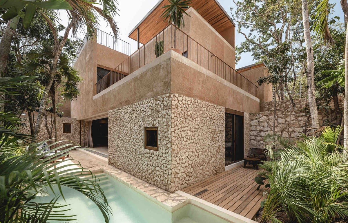 Private garden pool, with access from main floor bedroom and living room