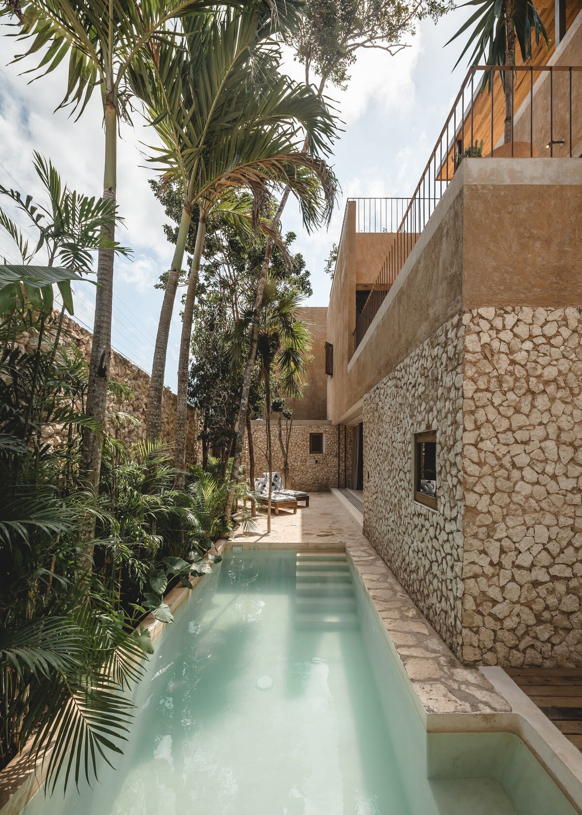 Private ground floor pool, with access form the main floor bedroom