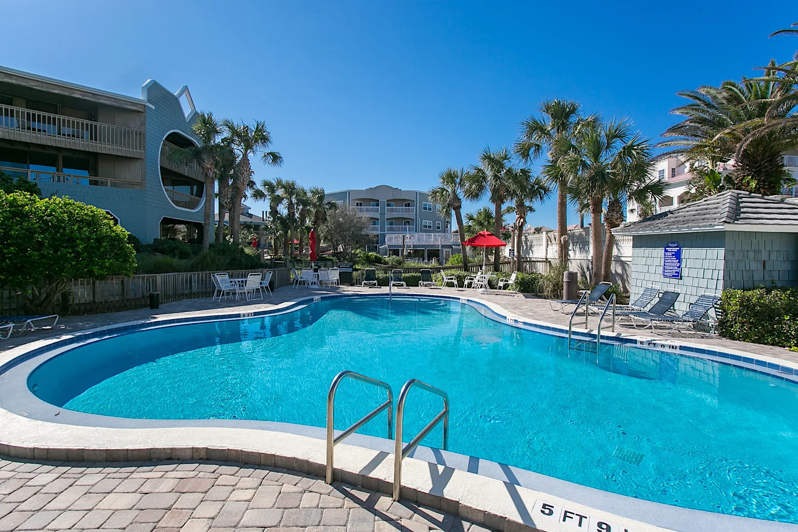 Hibiscus Resort Ground Floor Pool View
