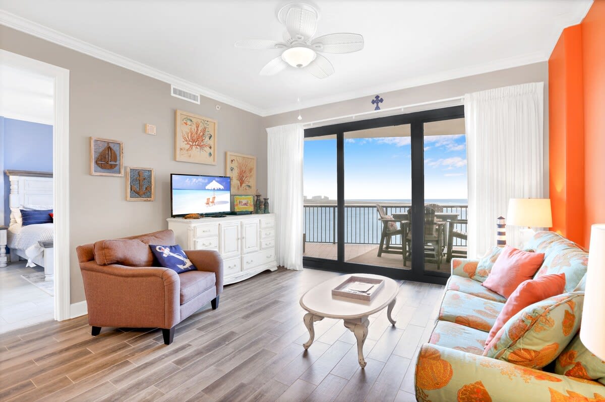 Grand Pointe 502- Gulf-front, water on 2 sides, TWO bedrooms, 2 baths, 5th floor — Orange Beach, AL — vacation rental