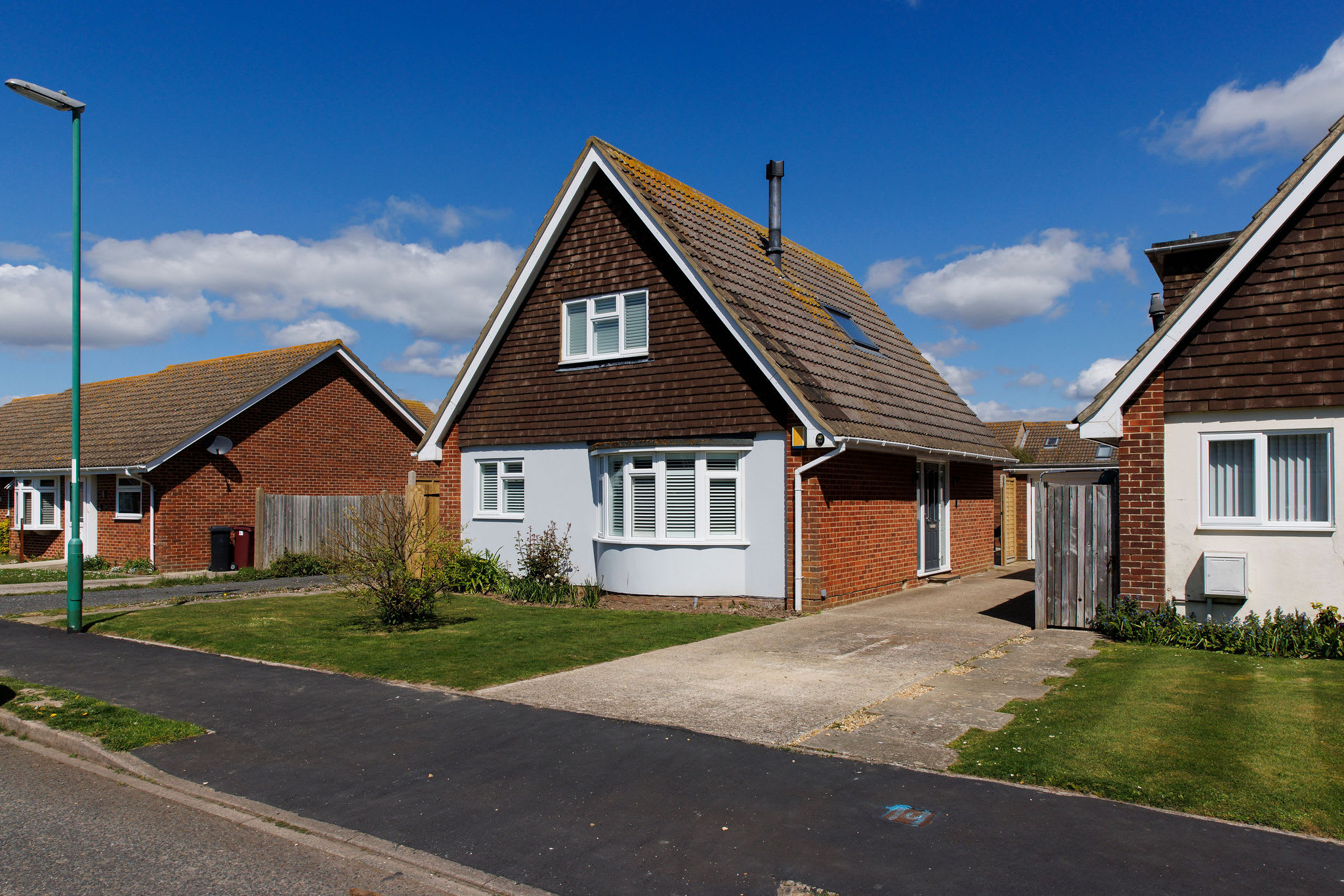 The home has off road parking for two cars.