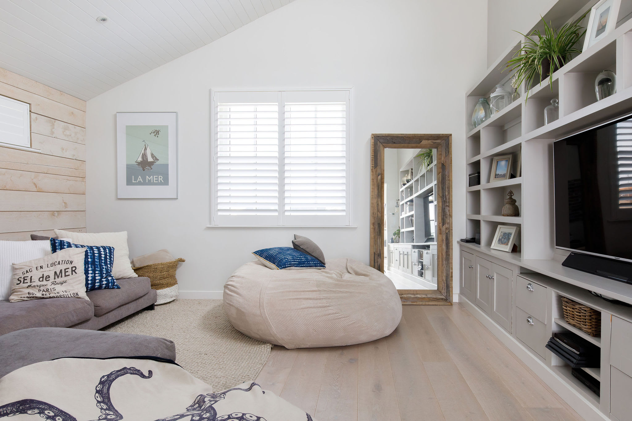 Sink into our super comfy sofas or mega bean bag