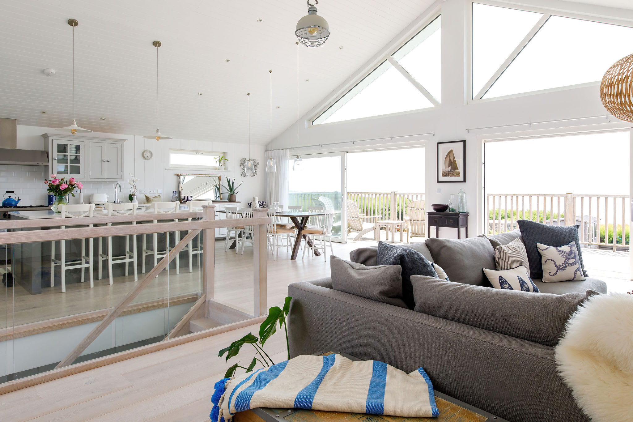 Seamless sea views meet modern living in our open-plan space