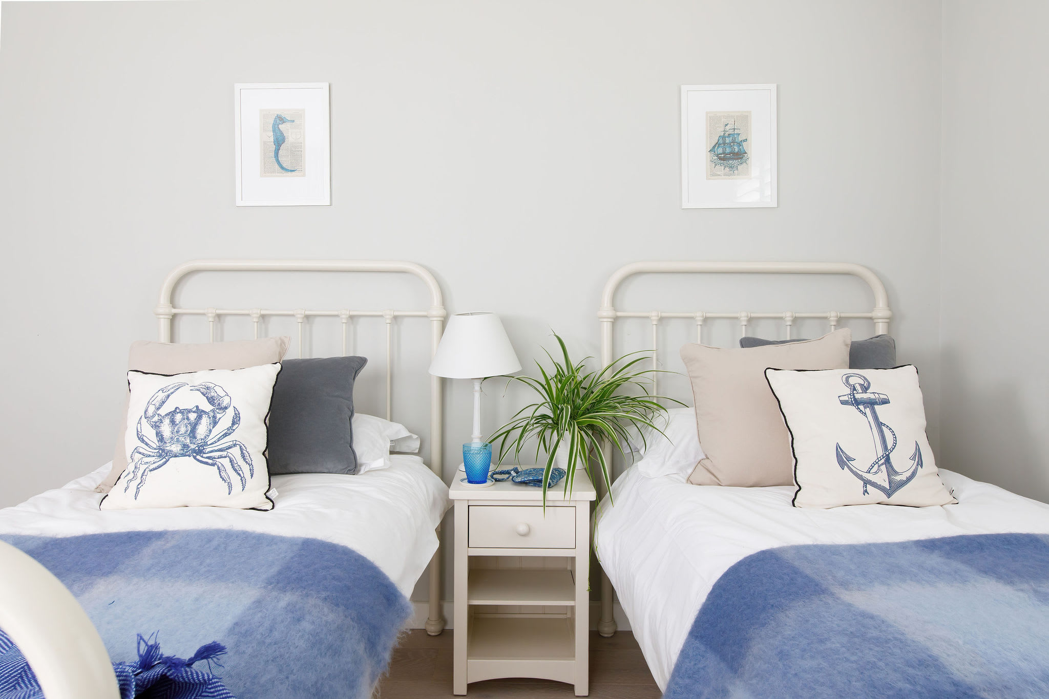 We love the coastal themes in all bedrooms