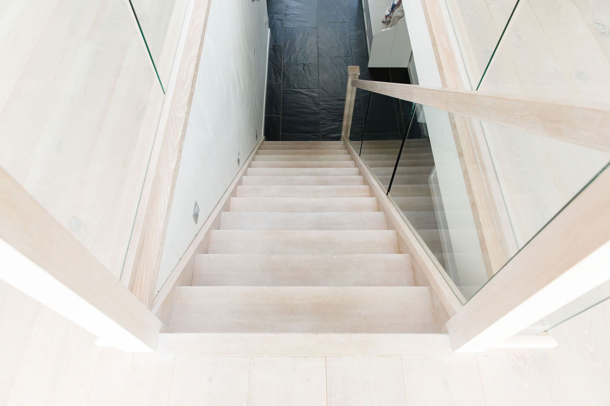 Downstairs to our 4 super deluxe bedrooms