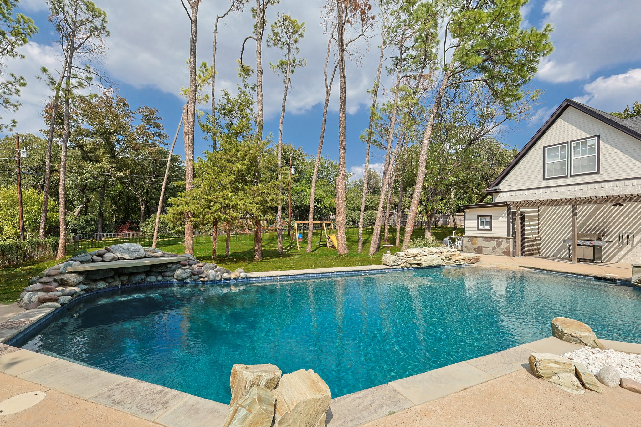 Your Rustic Retreat w Backyard Oasis, Pool, Patio — Keller, TX — vacation rental