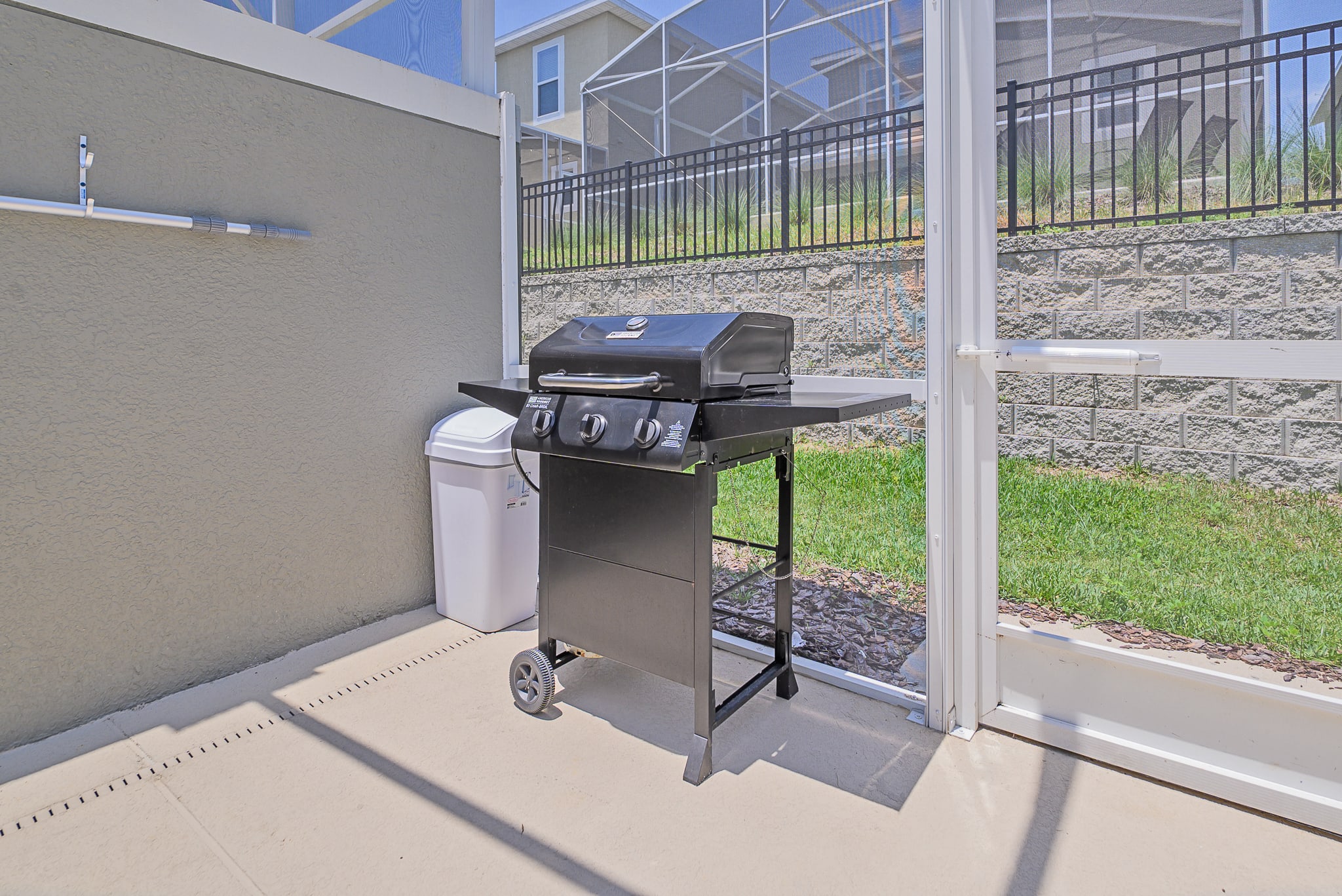 Outdoor BBQ Grill Perfect For Poolside Cookouts