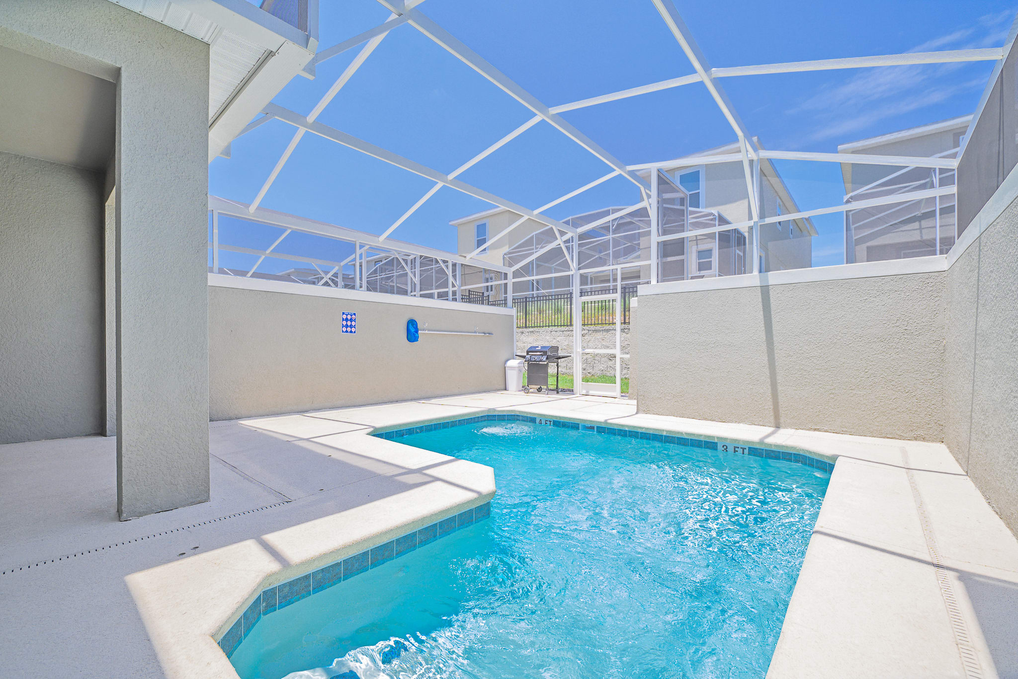 Private Pool With Lounge Chairs For A Perfect Relaxation Spot