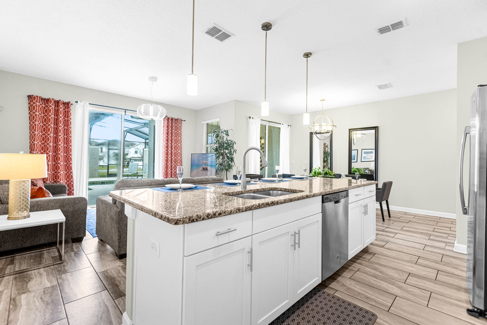 Kitchen Island with Bar Seating