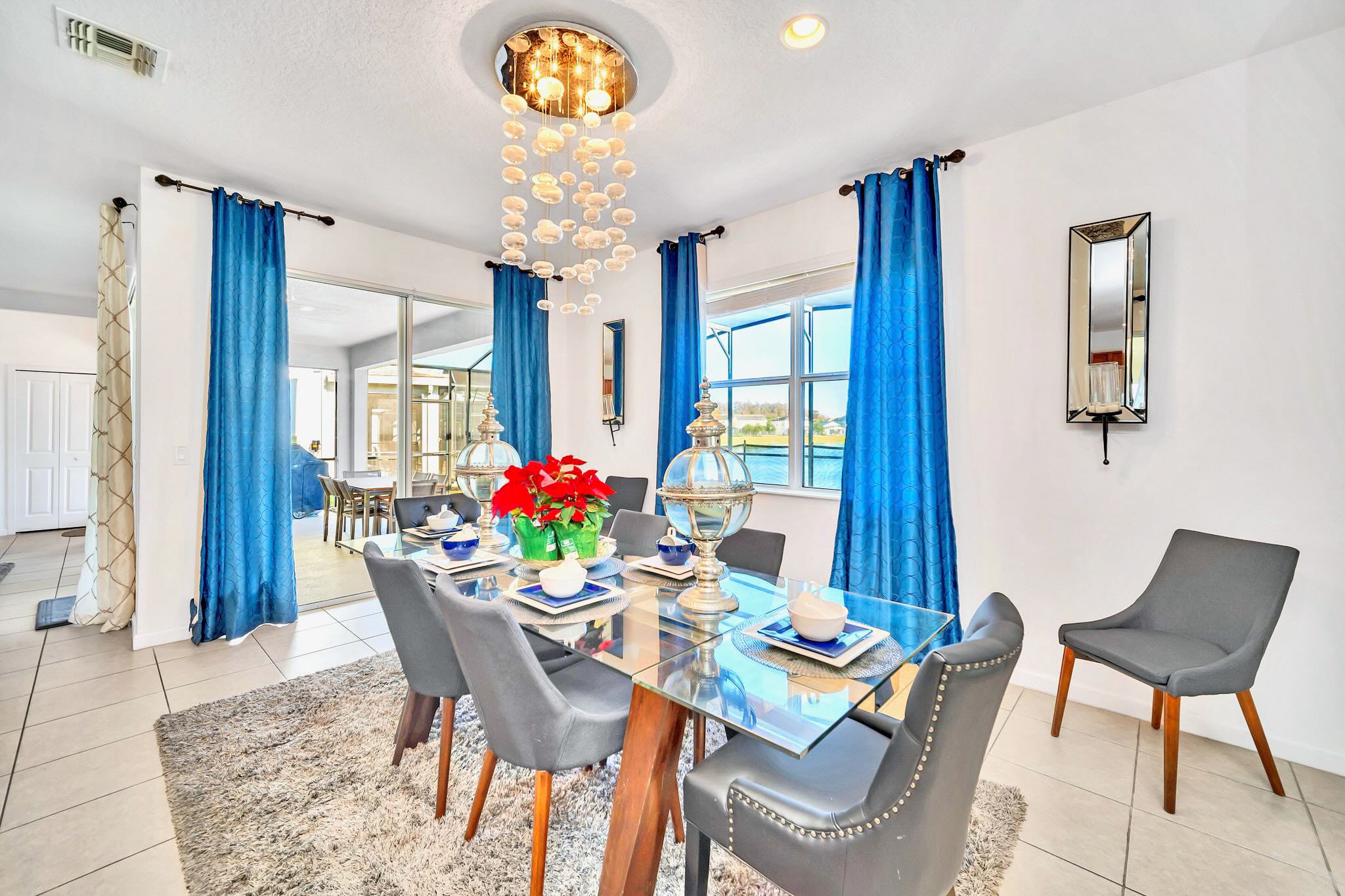 Perfect Spot For Family Meals With A View Of The Pool