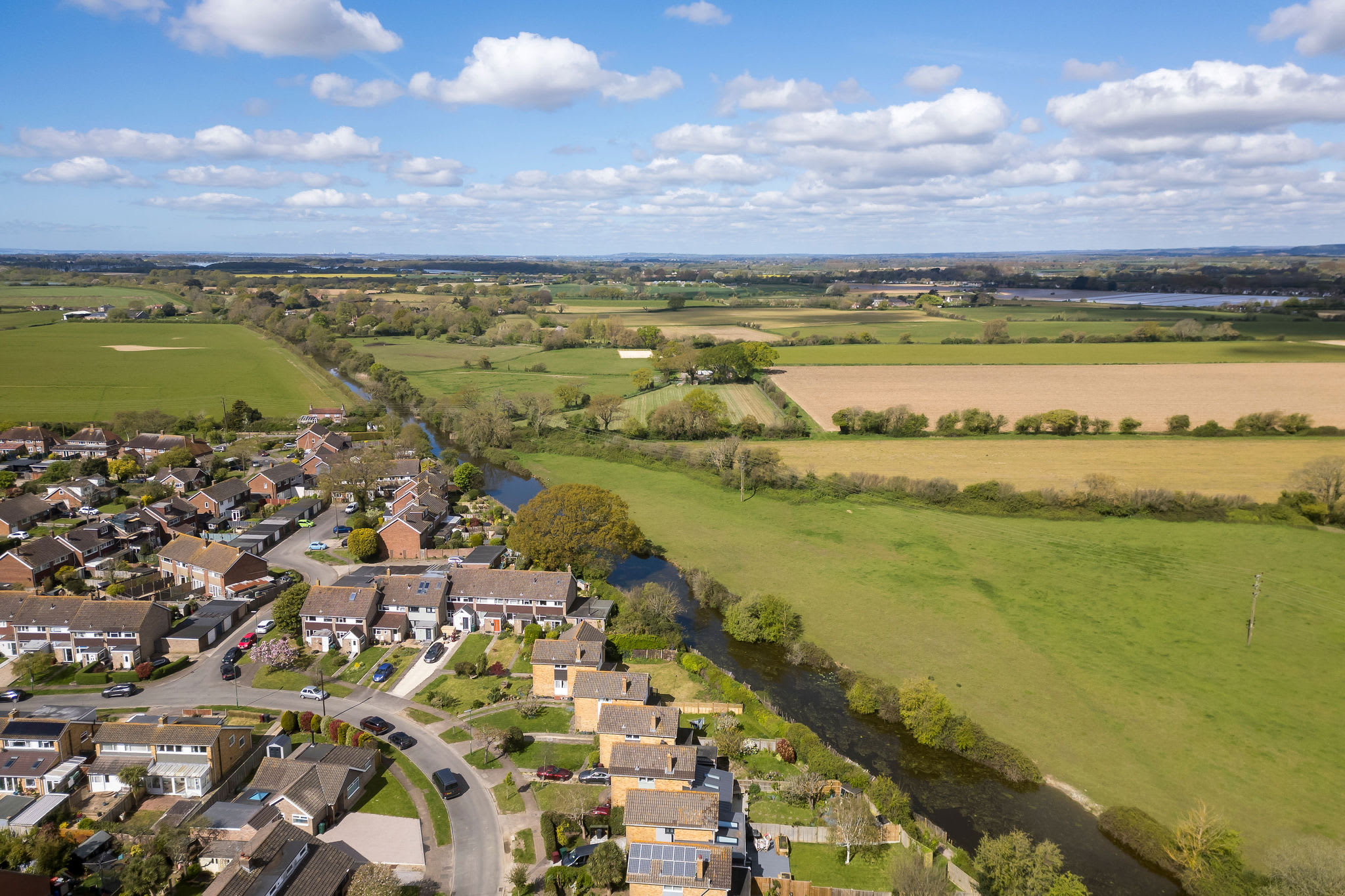 The home is set along Chichester's canal. Walk to the cathedral city in less than 15 minutes.
