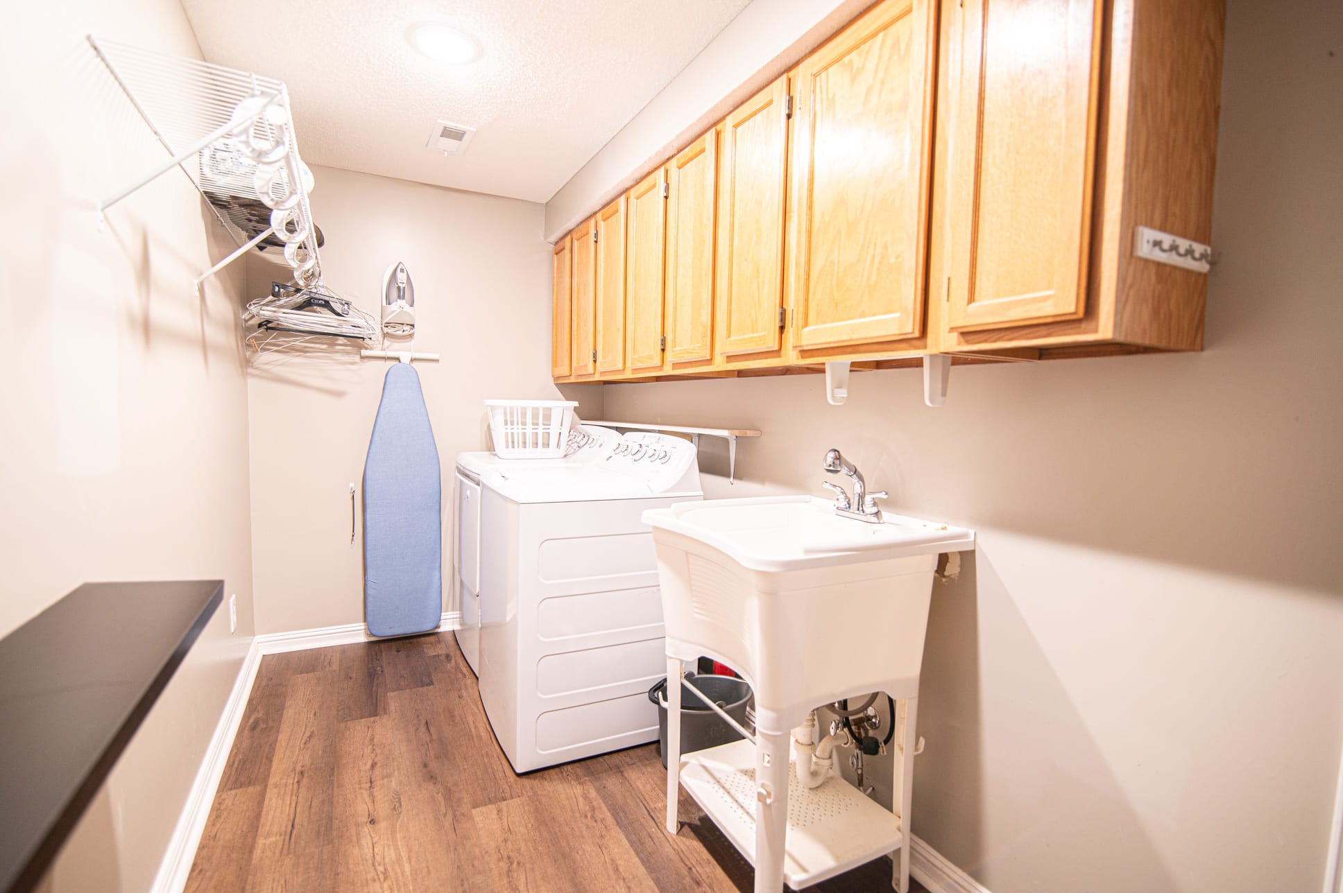 Washer and Dryer Laundry Room